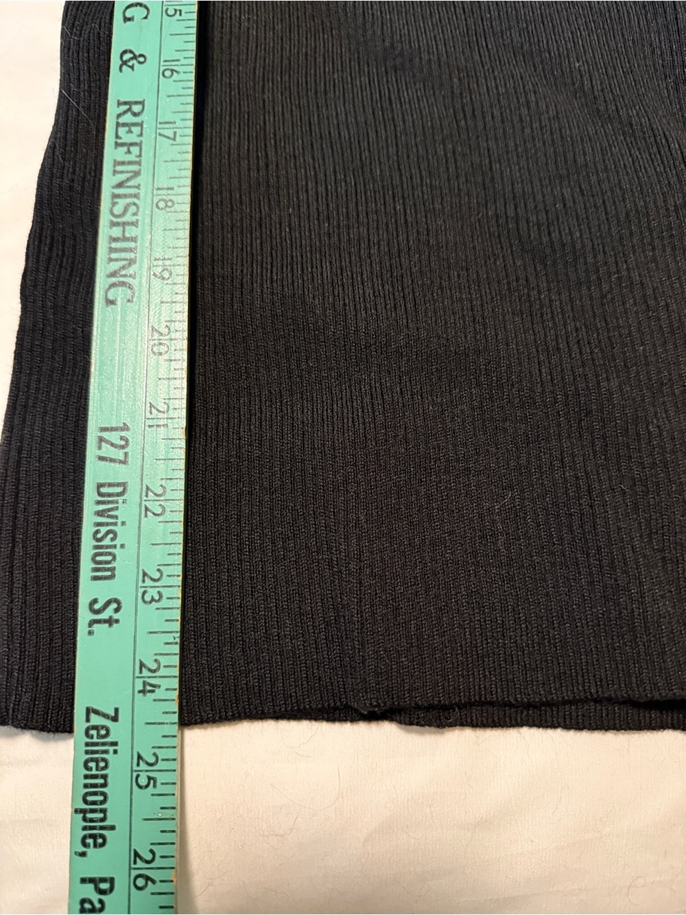 Sandro Paris Black Rib Knit Ruffle Collar Pearl Sweater Top S - Picture 7 of 8